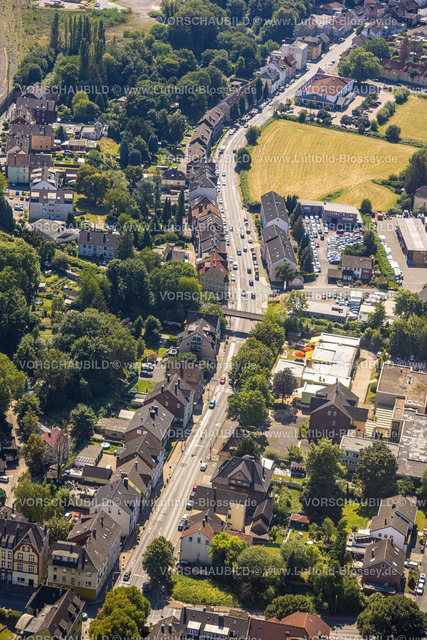 Witten220808702 | Luftbild, Sprockhöveler Straße, Bundesstraße B226, geplanter Umbau, Heven, Witten, Ruhrgebiet, Nordrhein-Westfalen, Deutschland