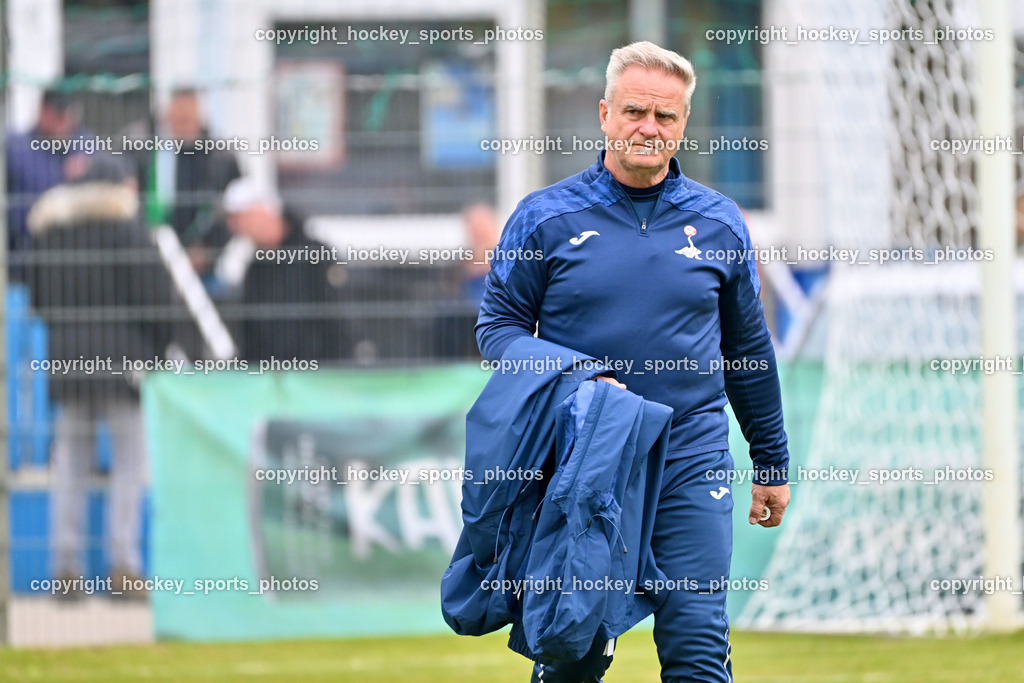 SAK vs. VST Völkermarkt | Tormann Trainer SAK Johann Smrecnik, SAK vs. VST Völkermarkt, SAK vs. VST Völkermarkt am 21.03.2026 in Klagenfurt (Sportpark Welzenegg), Austria, (Photo by Bernd Stefan)