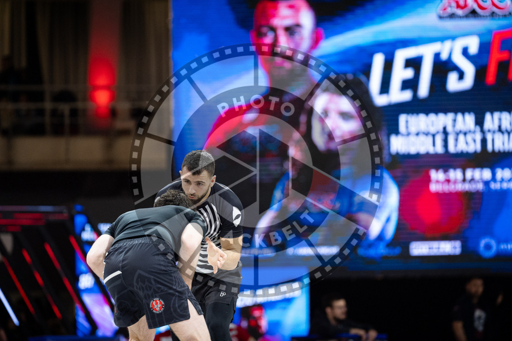 20260214PBB3981 | Fighters compete during the ADCC European Trials  competition day 1 in Belgrade, Serbia, on February 14, 2026.