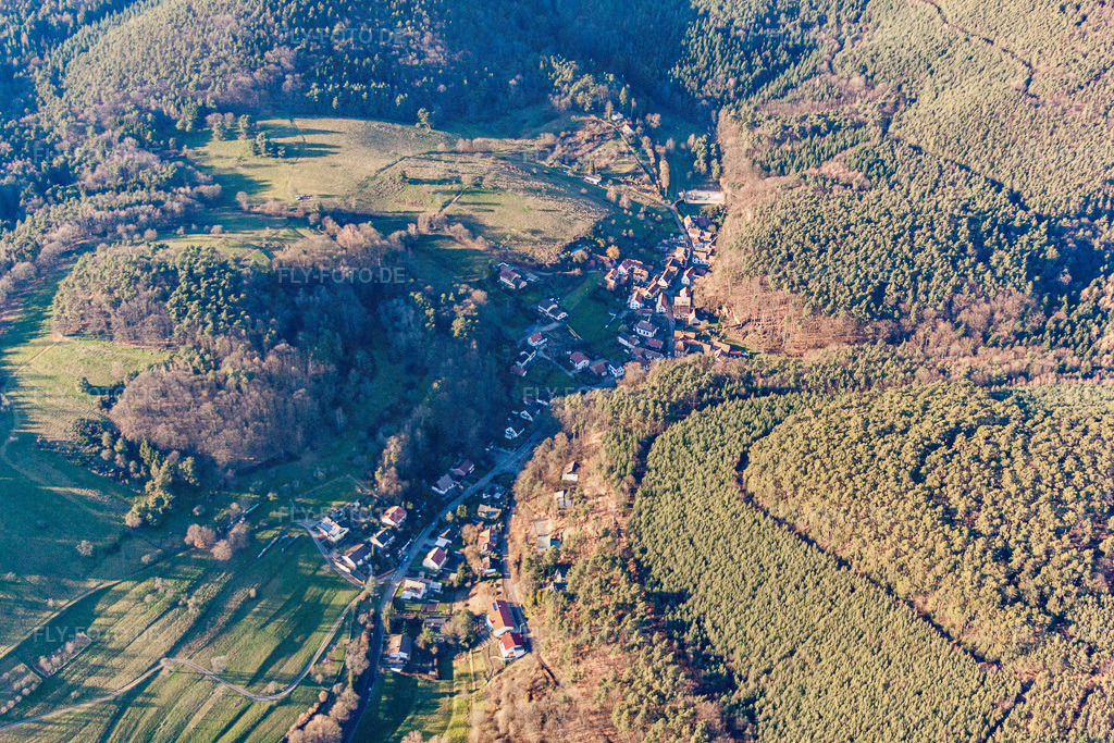 Zum Abtskopf | Luftbild: Zum Abtskopf im Ortsteil Blankenborn in Bad Bergzabern im Bundesland Rheinland-Pfalz in Deutschland. Foto: IMG_61880.jpg vom 28.01.2014 durch Werner Riehm/FLY-FOTO.de - Realisiert mit Pictrs.com