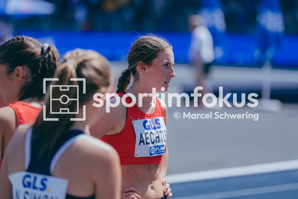 Deutsche Meisterschaften der Frauen und Männer 2026 | Judit Aechtle, LG Region Karlsruhe, U20 4x400-Meter-Staffel, Deutsche Meisterschaften der Frauen und Männer 2026, Lohrheidestadion Bochum-Wattenscheid, 25.07.2026. Foto: Marcel Schwering / sportimfokus - Realisiert mit Pictrs.com