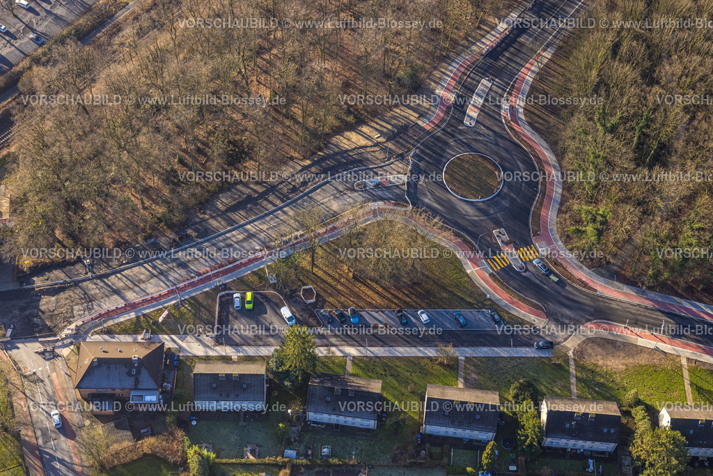 Hamm240100016 | Luftbild, Straßenbauarbeiten Hammer Straße Ecke Bülowstraße mit Neubau Kreisverkehr, Bockum-Hövel, Hamm, Ruhrgebiet, Nordrhein-Westfalen, Deutschland