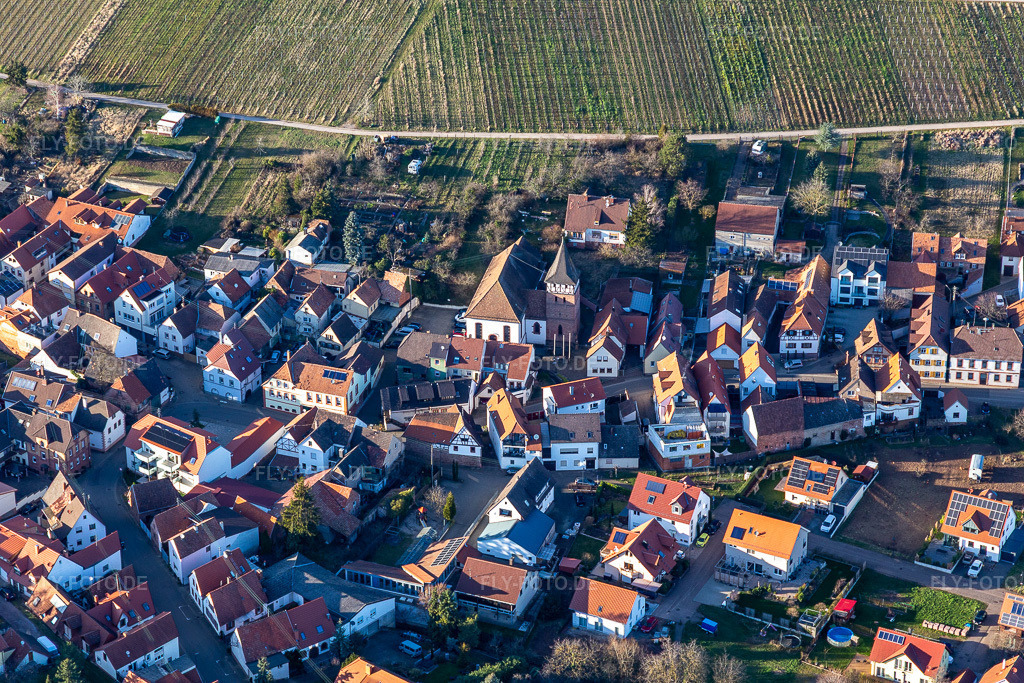Luftbild:  in Ranschbach im Bundesland Rheinland-Pfalz in Deutschland. – Foto: IMG_130629.jpg vom 23.02.2022 durch Werner Riehm/FLY-FOTO.de – Auflösung des Originals: 5472 x 3648 px – WWW.RANSCHBACH.DE