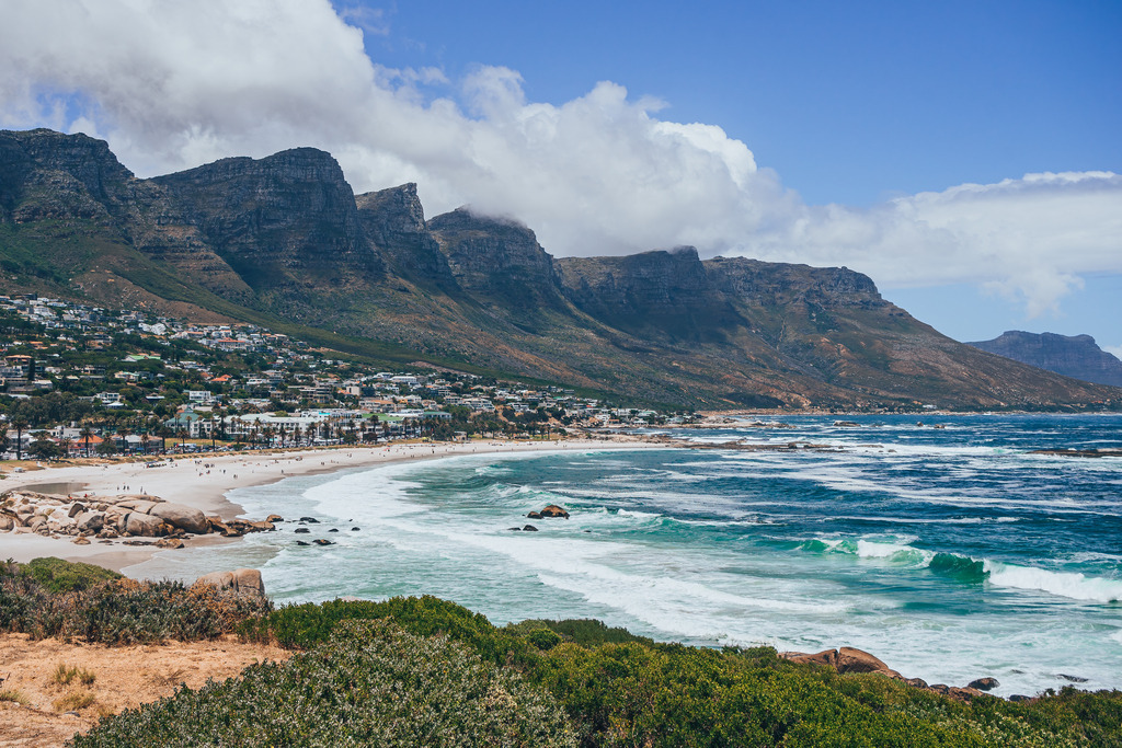 Camps Bay Strand bei Kapstadt | Camps Bay Strand bei Kapstadt - Realisiert mit Pictrs.com