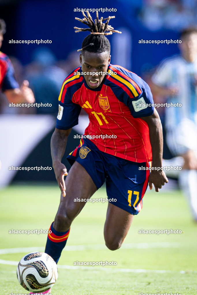 FOOTBALL : Argentine vs Espagne – Finale de la Coupe du Monde FIFA 2026. New York New Jersey Stadium, East Rutherford, New Jersey, États-Unis. 19/07/2026. | Nico Williams #17 (Spain)