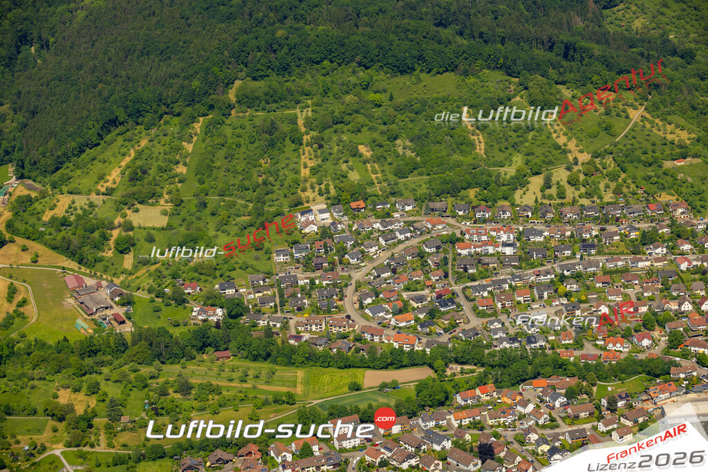 Das Luftbild zeigt  Rudersberg - Die Luftaufnahme wurde 2023 vom UL-Flugzeug aus erstellt ( keine Drohne ) - Hochauflösende Luftaufnahme - Für grossformatige Ausdrucke geeignet. Die Geschenkidee !Mit Lizenz und Bildrechte bestellbar