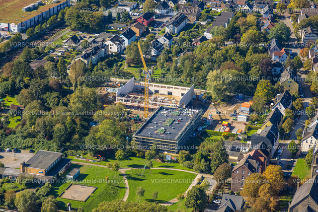 Witten241000058 | Luftbild, Baustelle für neues Bildungsquartier im Park der Generationen, Westfeldstraße, Annen, Witten, Ruhrgebiet, Nordrhein-Westfalen, Deutschland