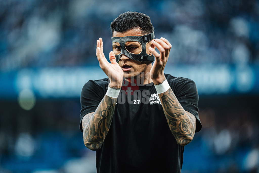 Fußball | Männer | Saison 2024/2025 | 2. Fußball-Bundesliga | 27. Spieltag | Hamburger SV vs. SV 07 Elversberg | 28.03.2025 | Davie Selke (#27, HSV) vor dem Spiel