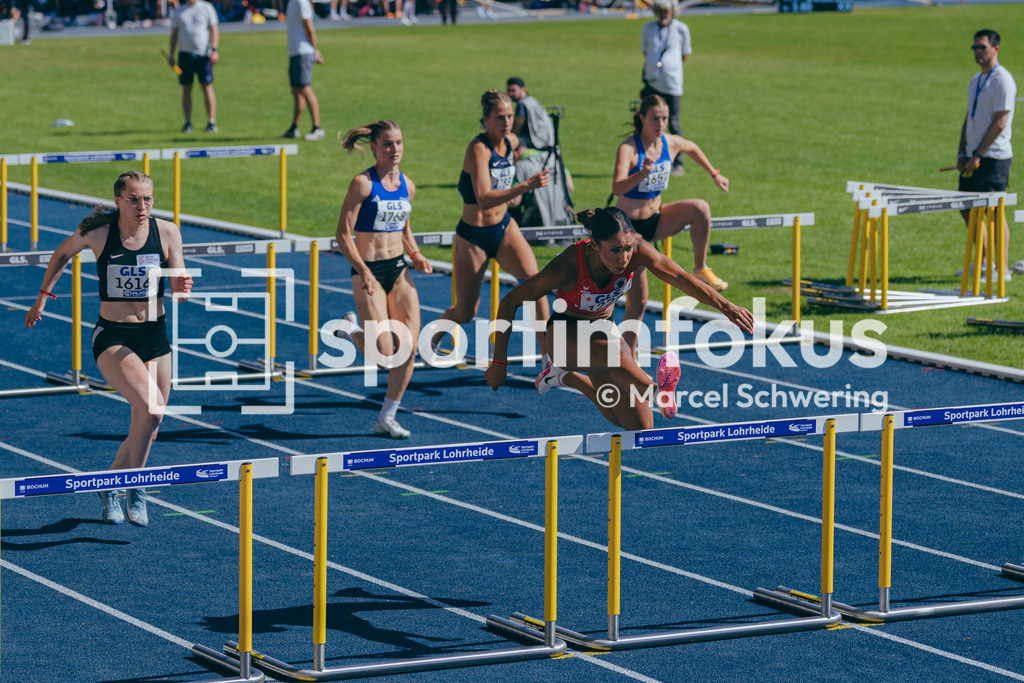 Deutsche Meisterschaften U20 / U16 2026 | Amalia Pannach, Dresdner SC 1898, 1222,  110 Meter Hürden, Deutsche Meisterschaften der U20 &amp; U16 2026, Lohrheidestadion Bochum-Wattenscheid, 12.07.2026. Foto: Marcel Schwering / sportimfokus - Realisiert mit Pictrs.com