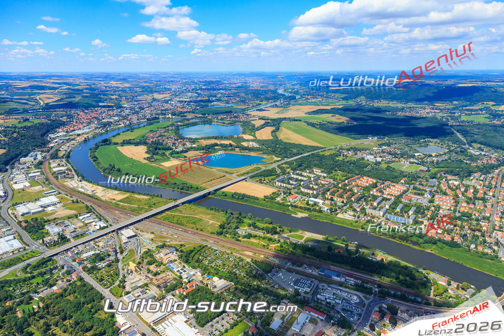 Luftbild von  Pirna - Luftaufnahme wurde 2016 von https://frankenair.de mittels Flugzeug (keine Drohne) erstellt - die Geschenkidee