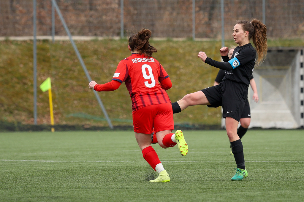 20260329-FCH-HS_031 | 1.FC Heidenheim 1846 II vs. SGM Hohenmemmingen/Sontheim, Fußball, Frauen, Bezirksliga, 2025/2026, 14. Spieltag, 29.03.2026 in Heidenheim, Kunstrasen b. Voith-Arena West(Foto: Michael Bulling) - Realisiert mit Pictrs.com