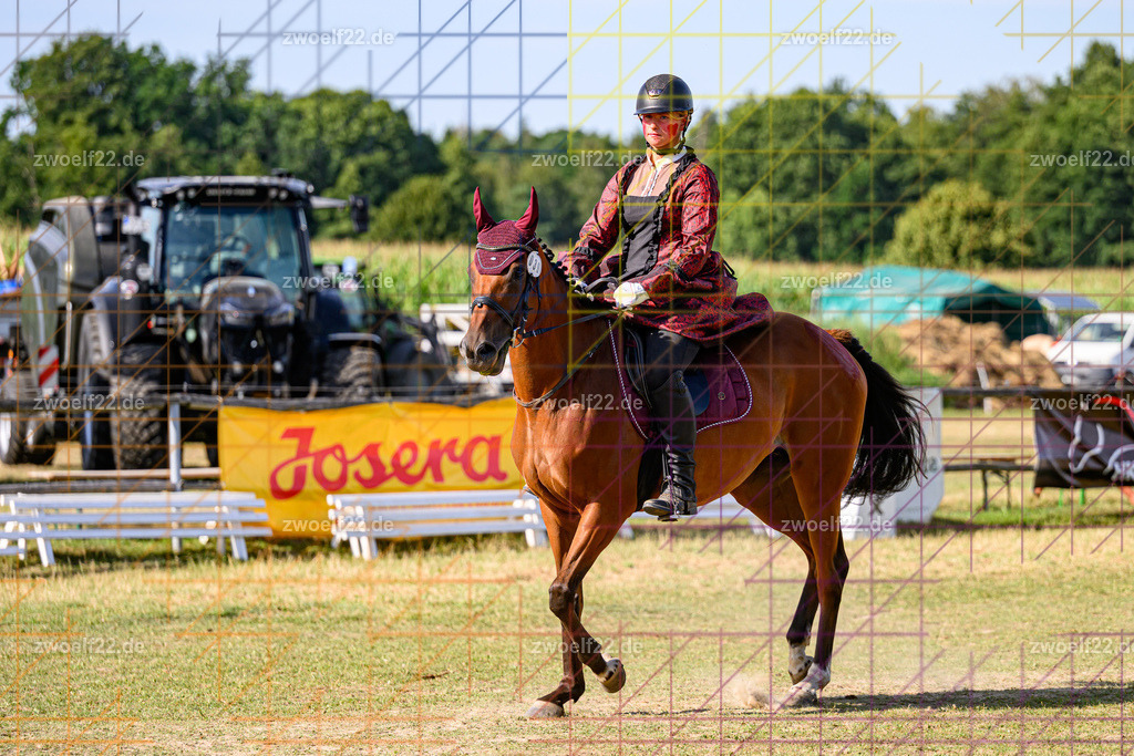 30 Jahre RFV Pulsnitz e.V., Pulsnitz am 09.08.2026 | Zur 28. breitensportlichen Veranstaltung des RFV Pulsnitz e.V. fanden verschiedene Wettbewerbe in nahezu allen Disziplinen des Pferdesport statt. - 05 Kostüm-Stilspring-Wettbewerb - Realisiert mit Pictrs.com