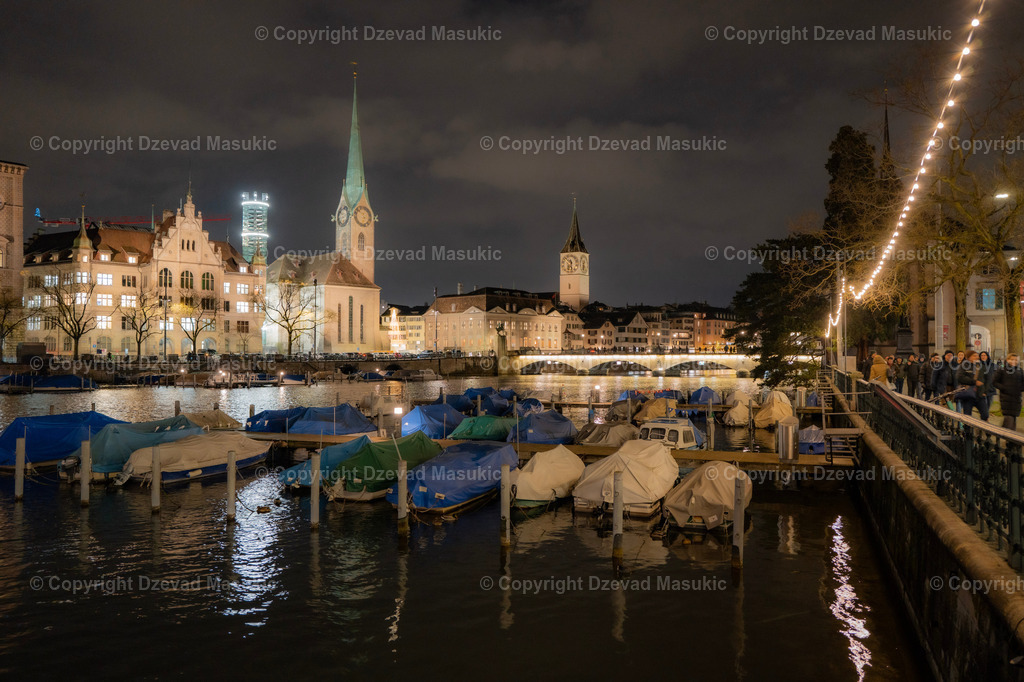 Zürich - Stadt | Aufgenommen bei Nacht - Realisiert mit Pictrs.com