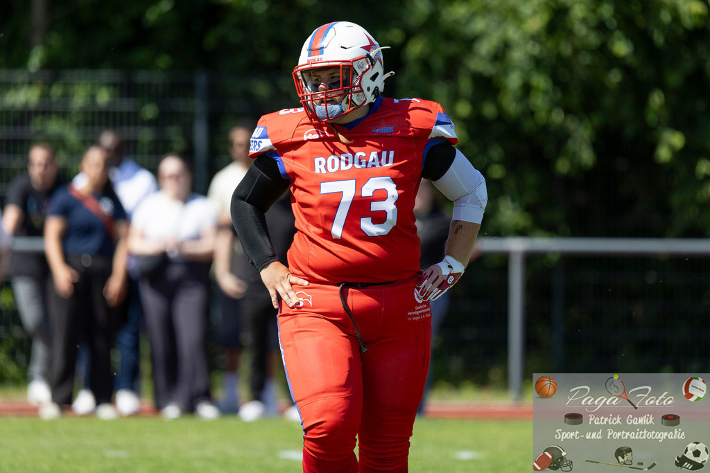 GFLW 1: German Football League Women 1: Rodgau Pioneers Ladies - Stuttgart Scorpions Sisters, 07.06.2026 | Janina Ebert (Rodgau Pioneers Ladies #73), Freisteller, Portrait / Porträt, Rodgau Pioneers Ladies - Stuttgart Scorpions Sisters, Rodgau, Maingau-Energie-Stadion "Am Weichsee", 7.6.2026 - Realisiert mit Pictrs.com