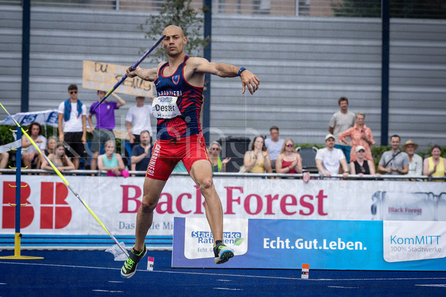 Multisport Event; Ratingen, 28.06.2026 | RATINGEN, GERMANY - JUNE 28, 2026 :  Dario Dester (ITA / Italy) competing in the javelin during the Multisport Event at Stadion Ratingen on June 28, 2026 in Ratingen, Germany.