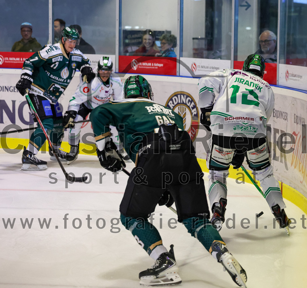 2025-09-21_050_TSV_Erding_gegen_Hoechstadter_Alligators | Erding, Deutschland, 21.09.2025:Eishockey, Oberliga Süd 2025 / 2026, 2. Spieltag, TSV Erding gegen Höchstadter Alligators, Endergebnis: 3:4Foto: Christian Riedel / fotografie-riedel.net