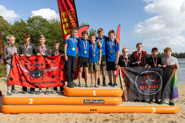 DLRG, Rettungssport, Beach- & Oceanevents, NRW-Landesmeisterschaften Freiwasser Rettungssport 2026 20.09.2026 | Kalkar-Wissel, Deutschland - September, 20: Impressionen der 7. NRW-Landesmeisterschaften Freiwasser Rettungssport 2026 im Naturbad Wisseler See (Foto: Benedikt Lang (DLRG)) - Realisiert mit Pictrs.com