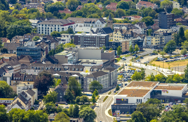 Heiligenhaus220803474 | Luftbild, Rathaus, Rathaus Center, Leubeck, Heiligenhaus, Ruhrgebiet, Nordrhein-Westfalen, Deutschland
