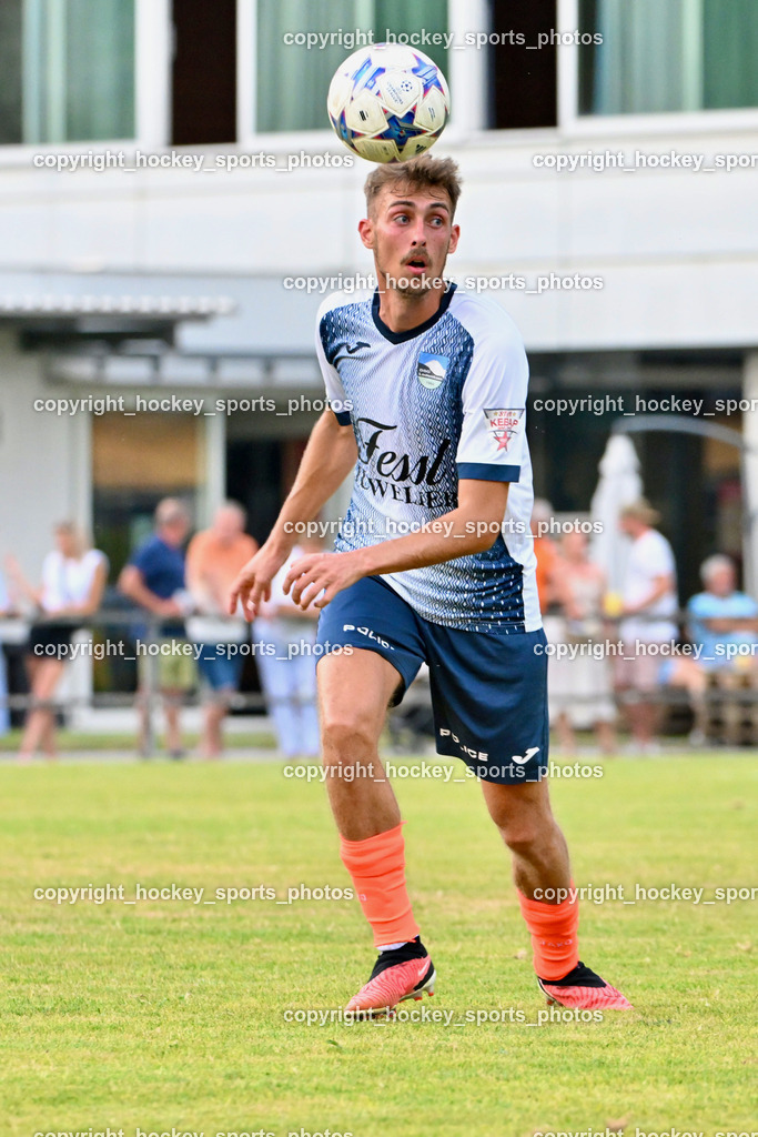 SC Magdalen vs. DSG Ledenitzen | #14 Tim Kovacic DSG Ledenitzen, SC Magdalen vs. DSG Ledenitzen, SC Magdalen vs. DSG Ledenitzen am 19.07.2024 in Villach (Sportplatz Madalen), Austria, (Photo by Bernd Stefan)