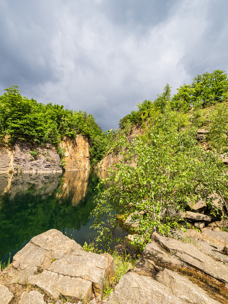 Steinbruch in den Königshainer Bergen bei Görlitz | Steinbruch in den Königshainer Bergen bei Görlitz.