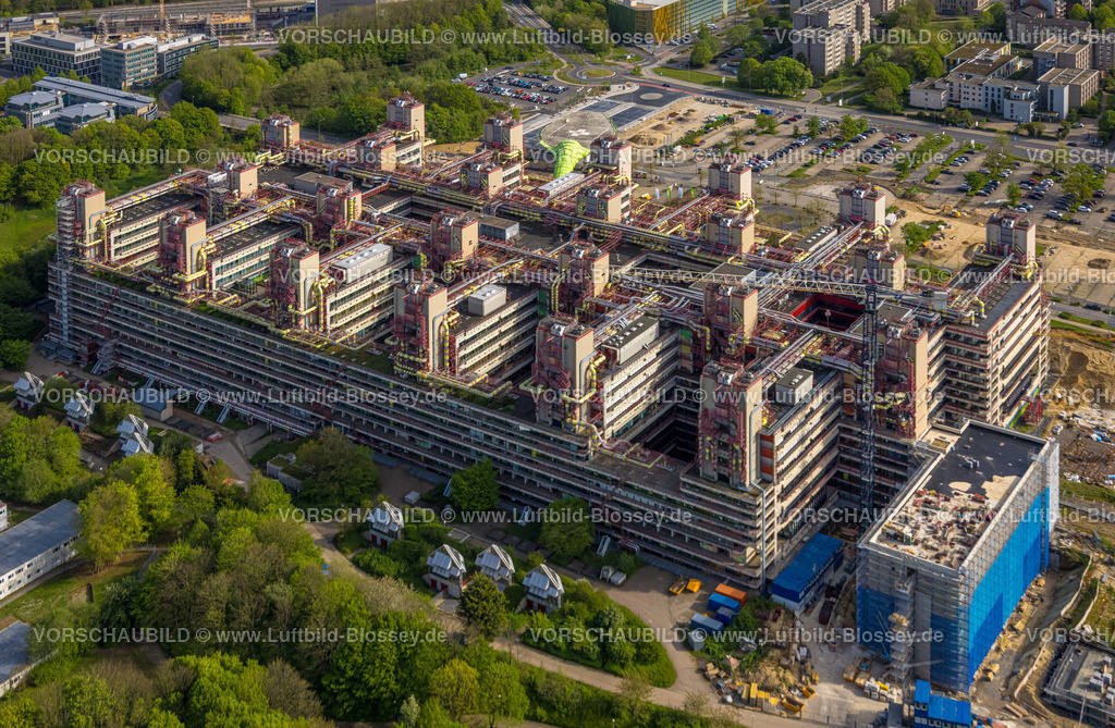 Aachen240403440UniKlinikRWTH | Luftbild, Rheinisch-Westfälische Technische Hochschule Aachen, Universität RWTH Campus Melaten Süd, Uniklinik, wissenschaftlicher Forschungsstandort, Pauwelsstraße, Vaalserquartier, Aachen, Rheinland, Nordrhein-Westfalen, Deutschland