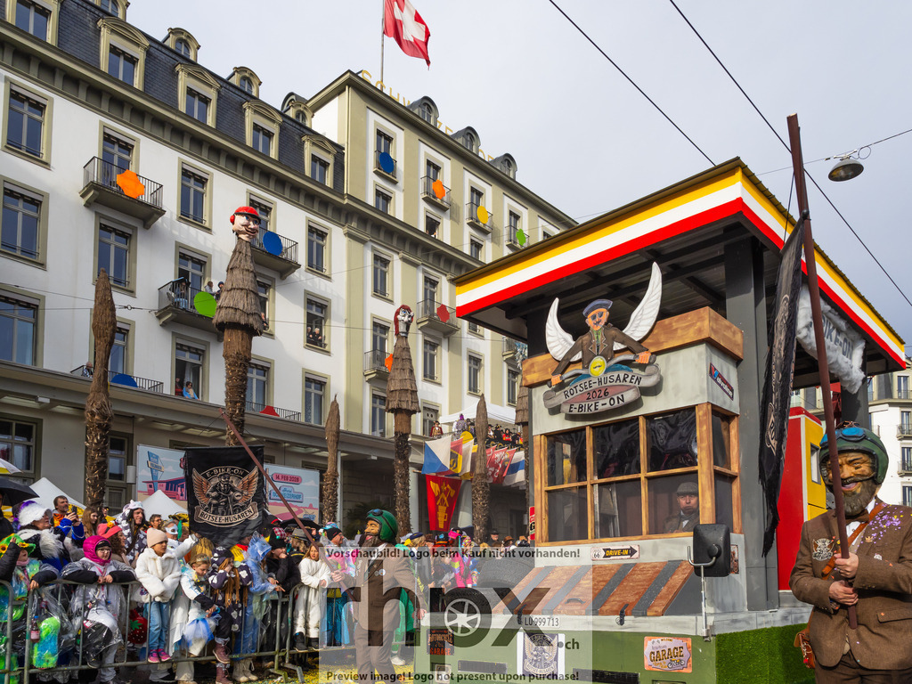 Fritschi-Umzug Luzern 2026 | Foto-Standort: Schweizerhof Luzern - Realisiert mit Pictrs.com
