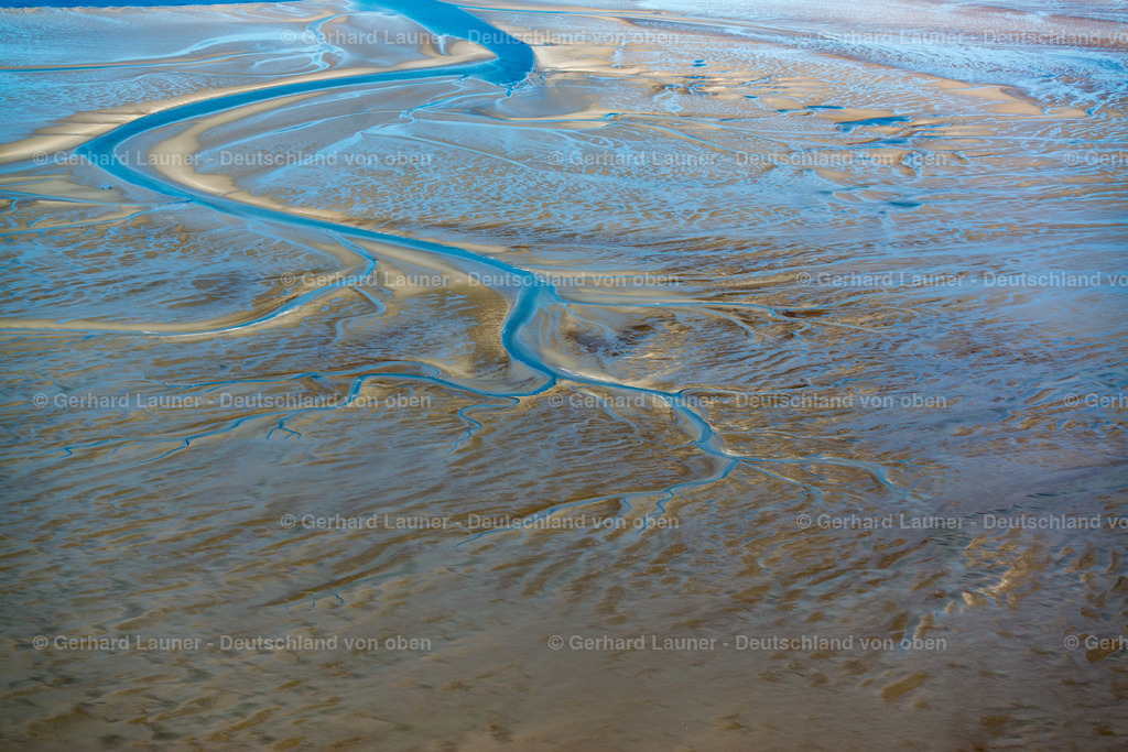3800956 | Wattstrukturen nördlich von Neuwerk im Nationalpark Hamburgisches Wattenmeer