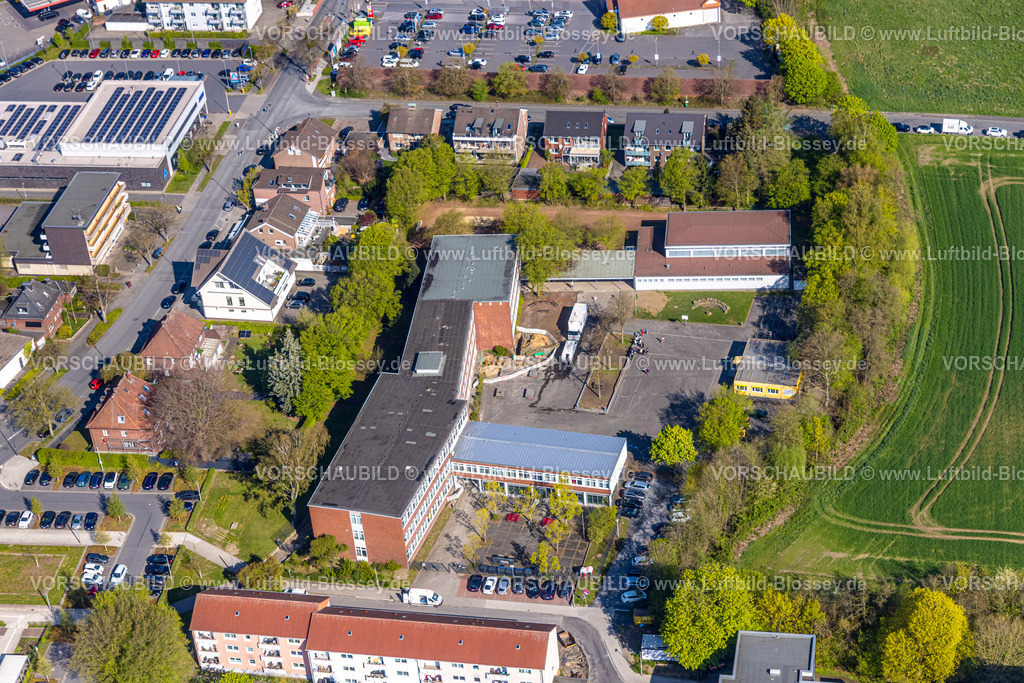 Hamm260400325Heessen | Luftbild, Realschule Heessen, Stadtbezirk Heessen, Hamm, Ruhrgebiet, Nordrhein-Westfalen, Deutschland