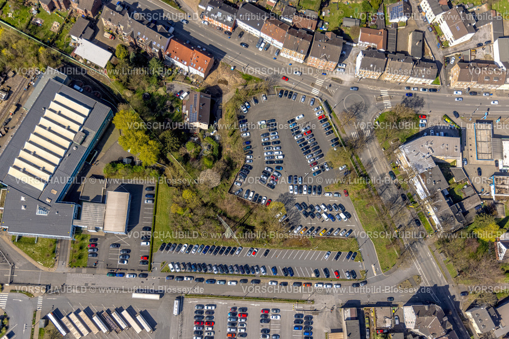 Witten220401344 | Luftbild, Parkplatz Deutsche Edelstahlwerke Witten, Heven, Witten, Ruhrgebiet, Nordrhein-Westfalen, Deutschland