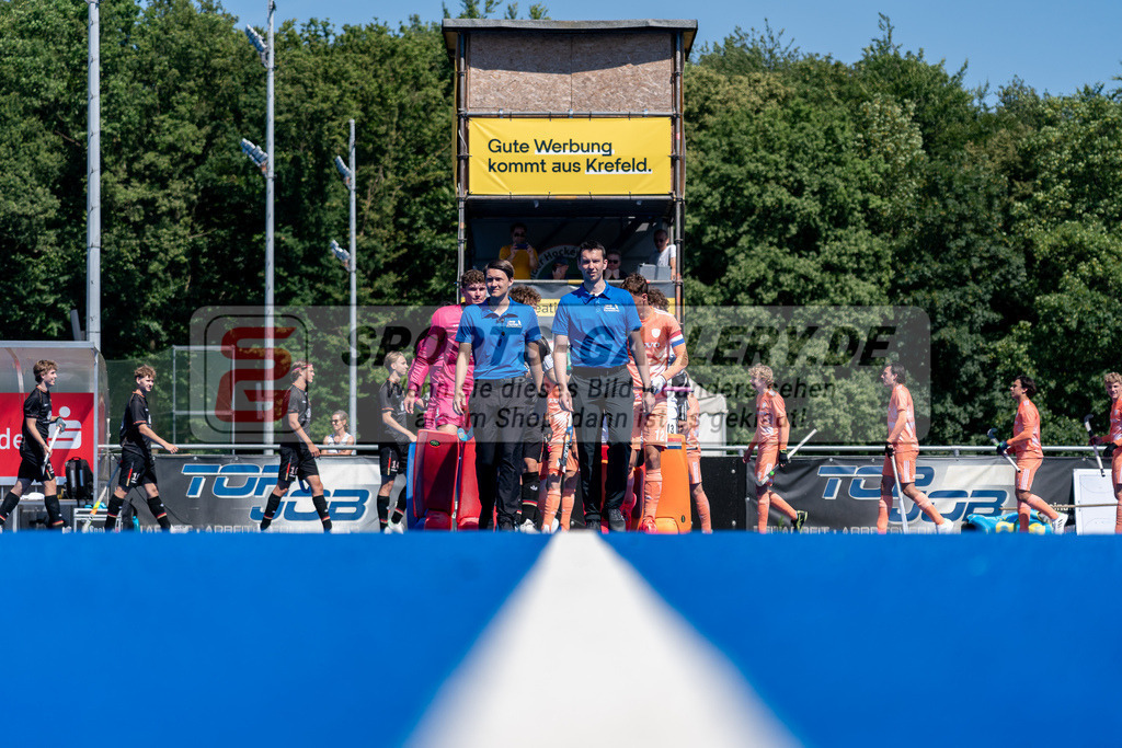 HK_20240628_904250 | MU18 Länderspiel Germany - Niederlande am 28.6.2024 Crefelder HTC, Krefeld ,