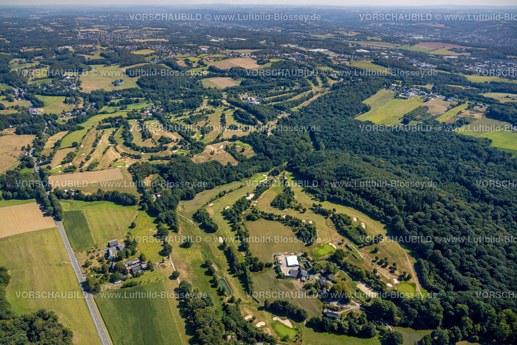 Sprockhoevel220808328 | Luftbild, Golfplatz Golfclub Felderbach Sprockhövel, Gennebreck, Sprockhövel, Ruhrgebiet, Nordrhein-Westfalen, Deutschland