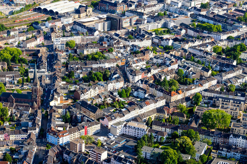 Luftbild Mönchengladbach-3794 | Luftbildfotografie und Luftbild Stadtansicht vom Innenstadtbereich in Mönchengladbach im Bundesland Nordrhein-Westfalen, Deutschland - Realisiert mit Pictrs.com
