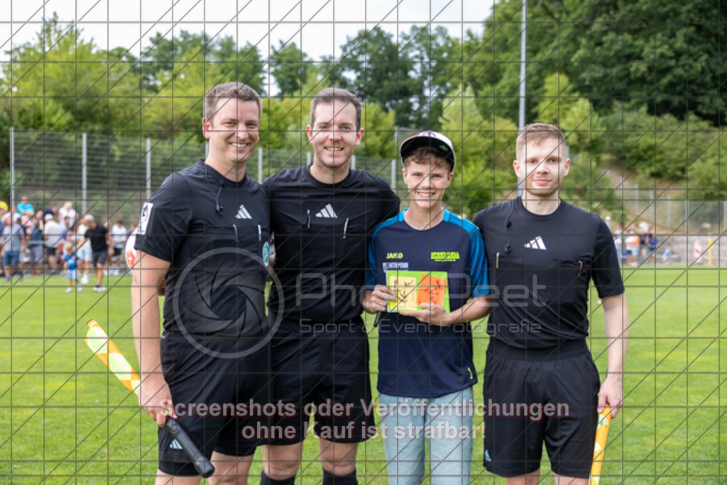 20250706_172755_2185 | #,TSG Salach (blau) vs. 1.FC Heidenheim (rot), Fußball, Freundschaftsspiel - WfV, Saison 2025/2026, Rasensportplatz, Staufenecker Str. 41, 73084 Salach, 06.07.2025 - 15:30 Uhr,Foto: PhotoPeet-Sportfotografie/Peter Harich