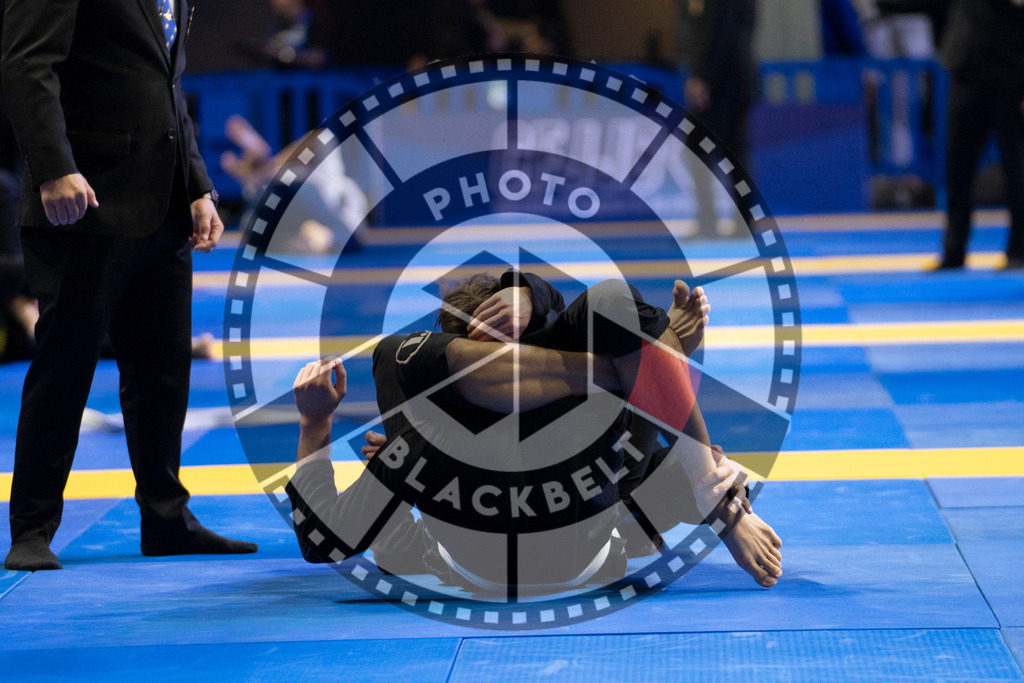 20240119PBB0962 | Fighters compete during the IBJJF European Championship in Paris, France, on January 19, 2024.
