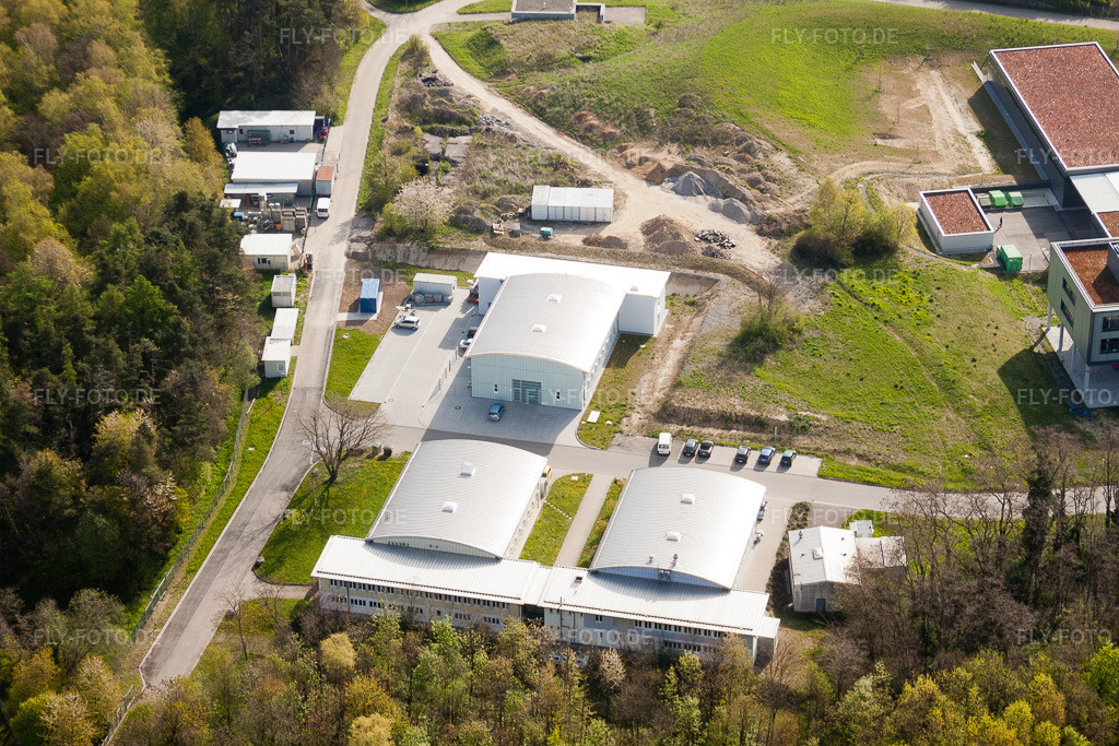 Luftbild: Pfinztal, Fraunhofer-Institut für Chemische Technologie (ICT) im Ortsteil Grötzingen in Karlsruhe im Bundesland Baden-Württemberg in Deutschland. Foto: IMG_26035.jpg vom 23.04.2010 durch Werner Riehm/FLY-FOTO.de