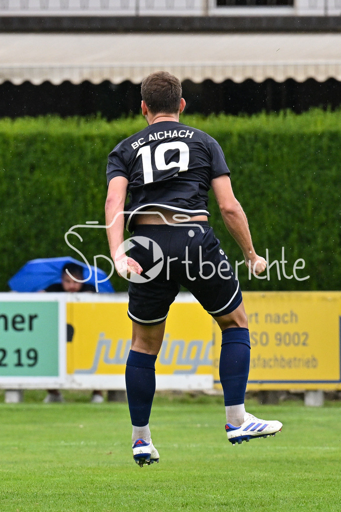 BC Aichach - FC Affing | Jubel nach 2-1 durch BC Aichach #19