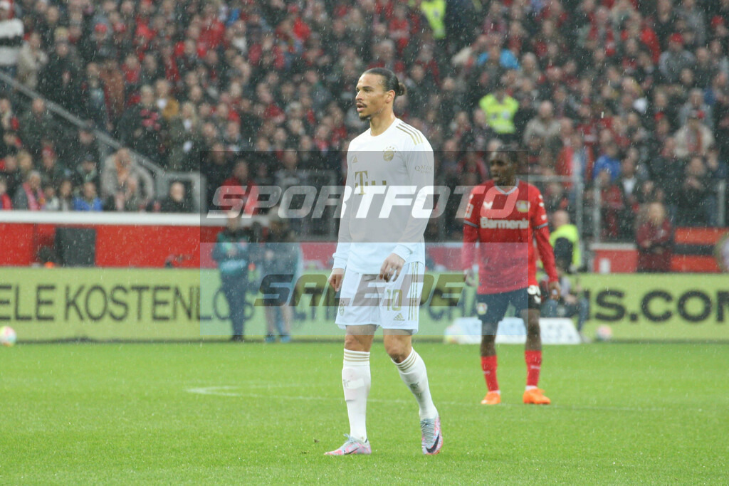 Bayer 04 Leverkusen - FC Bayern München | Leroy Sane - © Sportfoto-Sale (MK) - Realisiert mit Pictrs.com