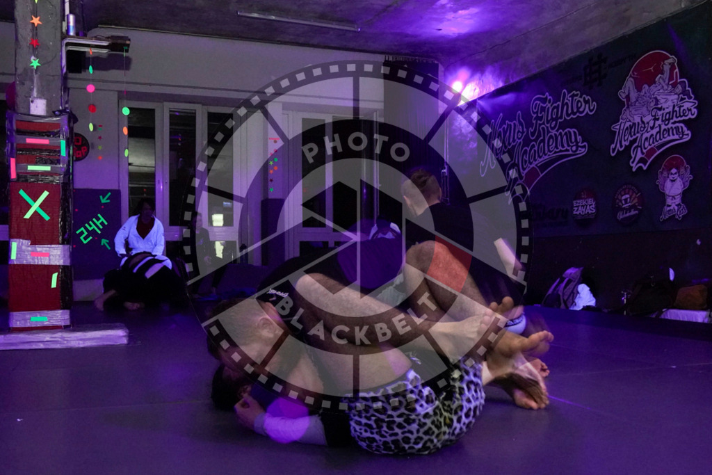 20240413PBB7792 | Fighters compete during the Grapplethon 24hours of rolling for a reason in Hamburg, Germany, on April 13, 2024.