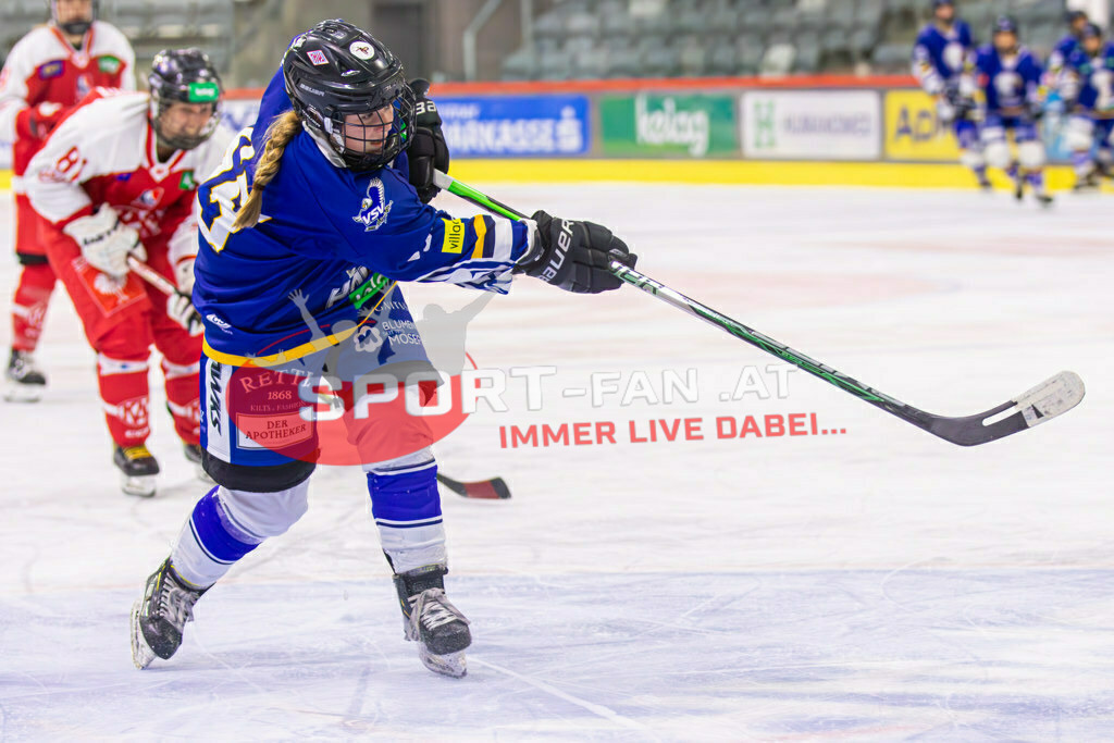 Eishockey DEBL 2023/24 | Eishockey DEBL 2023/24, KAC Frauen - Villach Lady Hawks am 27.09.2023 in Klagenfurt (Heidi Horten Arena), Austria, (Photo by Ernst Krawagner sport-fan.at) - Realisiert mit Pictrs.com