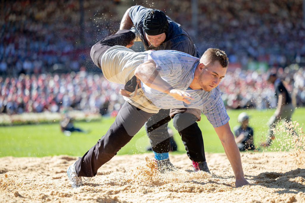 ESAF2025_08Gang_6982 | Die Schwinger des Schwyzer Kantonalen Schwingerverbandes: Fotos, die Dynamik und Leidenschaft festhalten, sowie emotionale Momente aus dem traditionellen Schwingsport zeigen. - Realisiert mit Pictrs.com