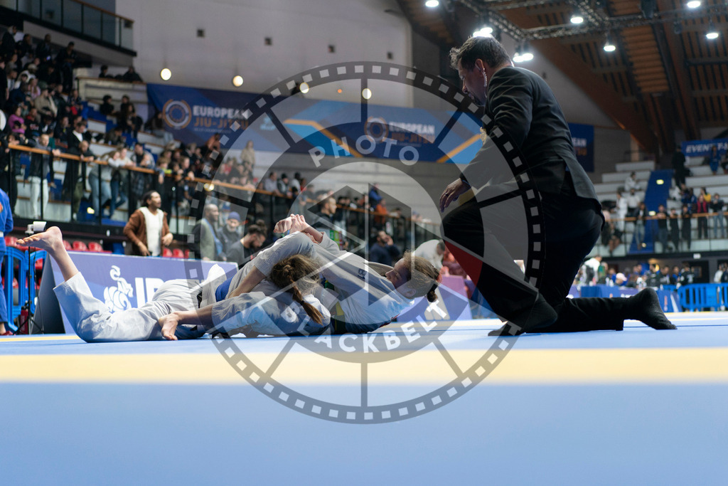 20240119PBB3602 | Fighters compete during the IBJJF European Championship in Paris, France, on January 19, 2024.