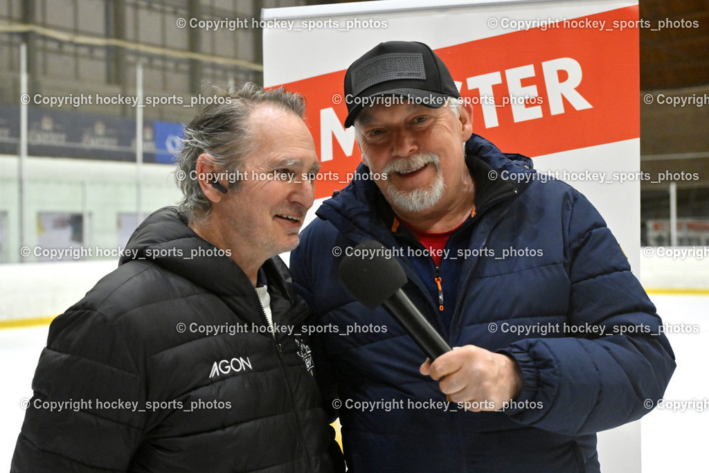 ESC Sparkasse Steindorf Meister 2025/26 | Ernst Krawgner Sport Fan, Rüdiger Wratschnig Sport Fan Moderator, ESC Sparkasse Steindorf Meister 2025/26, ESC Sparkasse Steindorf Meister 2025/26 am 08.03.2026 in Althofen (Stadthalle Althofen), Austria, (Photo by Bernd Stefan)
