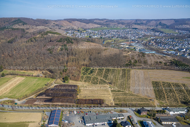 Arnsberg220302246 | Luftbild, Holzlagerplatz Im Neyl in Rumbeck, Arnsberg, Sauerland, Nordrhein-Westfalen, Deutschland