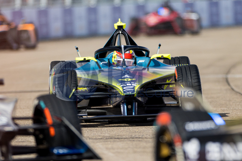 GEPA-20230423-101-147-0223 | BERLIN,GERMANY,23.APR.23 - MOTORSPORTS, FORMEL E - E-Prix of Berlin, Berliner Tempelhof Airport Circuit. Image shows Robin Frijns (NED / ABT). 
Photo: GEPA pictures/ Matthias Trinkl