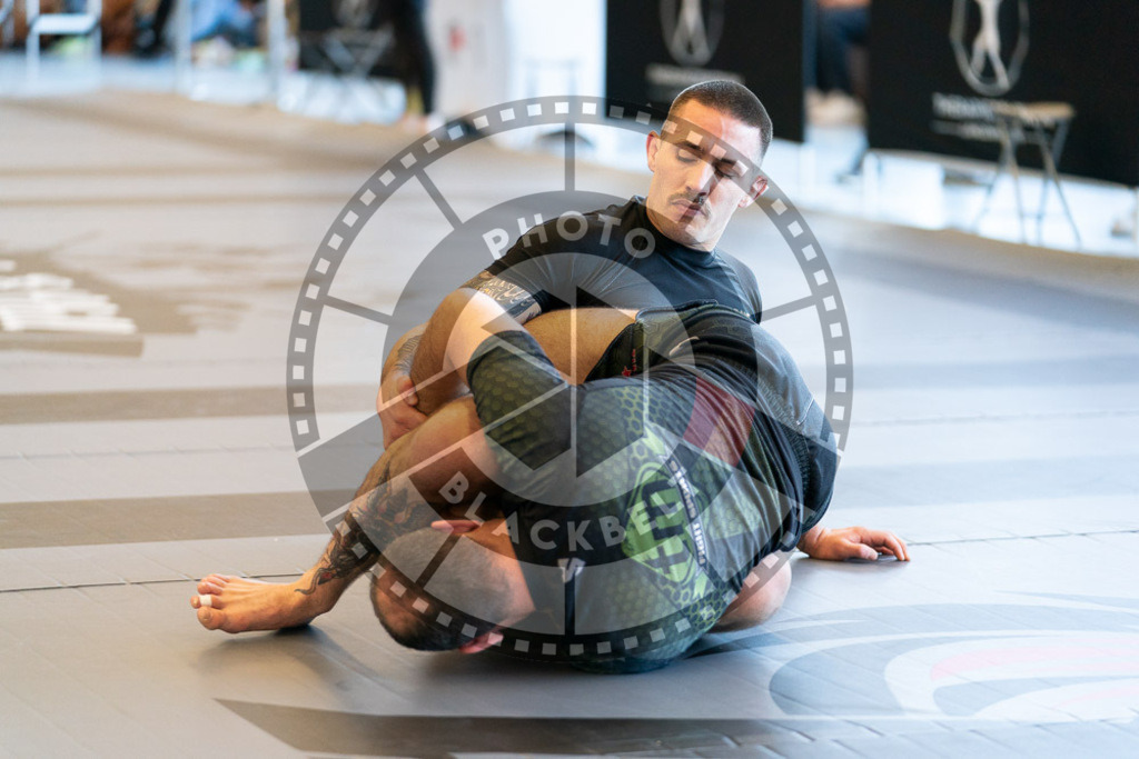 20250329PBB3674 | Fighters compete during the International Luta Livre (ILLCS) Germany IX Spring 2025 Competition spring on March 29, 2025 in Hannover, Germany.© Chiara Dazi