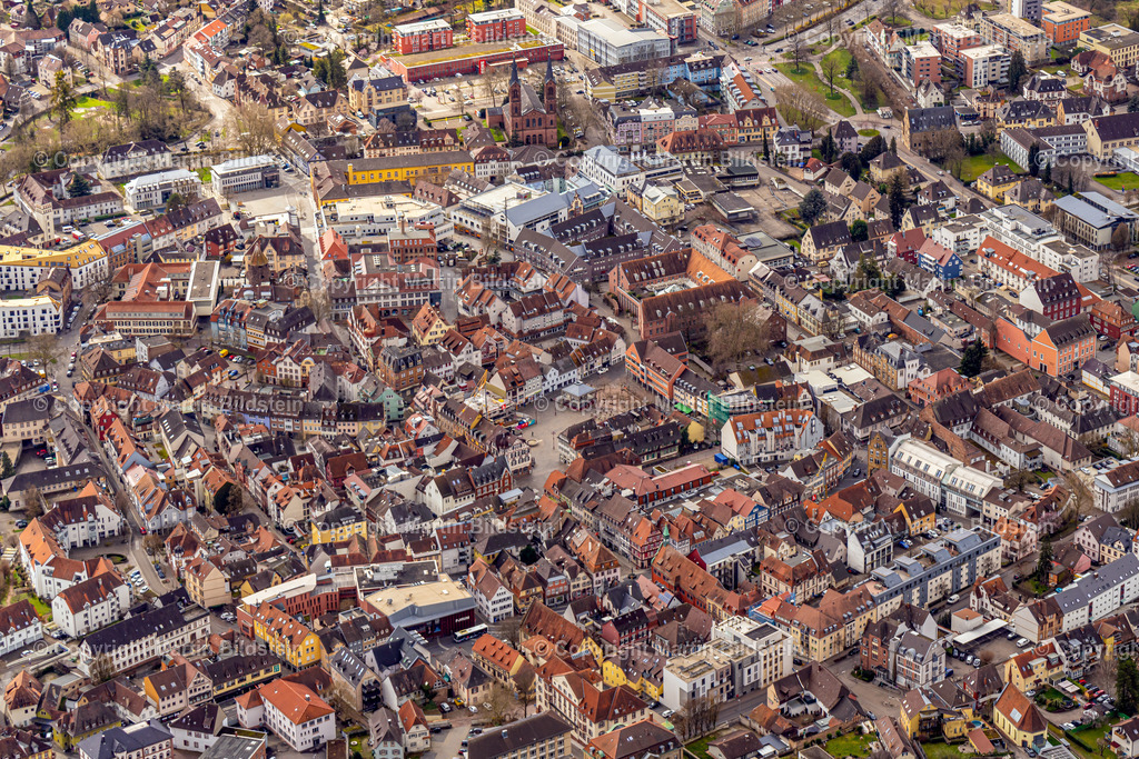 Lahr-1-12-03-23-1-53 | Bilder Fotos Luftbilder Luftaufnahmen Deutschland Süden Westen Schwarzwald Baden Württemberg  