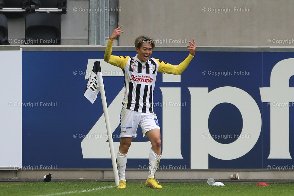 A_LUI_20230409_0044 | SPORT FUSSBALL ADMIRAL BUNDESLIGA 2022/23 LASK VS STURM GRAZ
IM BILD: Keith Nakamura (Lask),
FOTO:FOTOLUI/UW