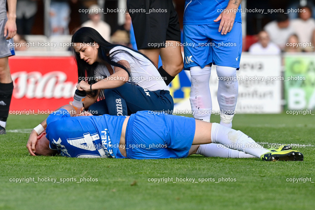 SAK vs. SV Dellach Gail 17.6.2023 | #24 Zoran Vukovic, Physiotherapeutin SAK Slavica Todorovic