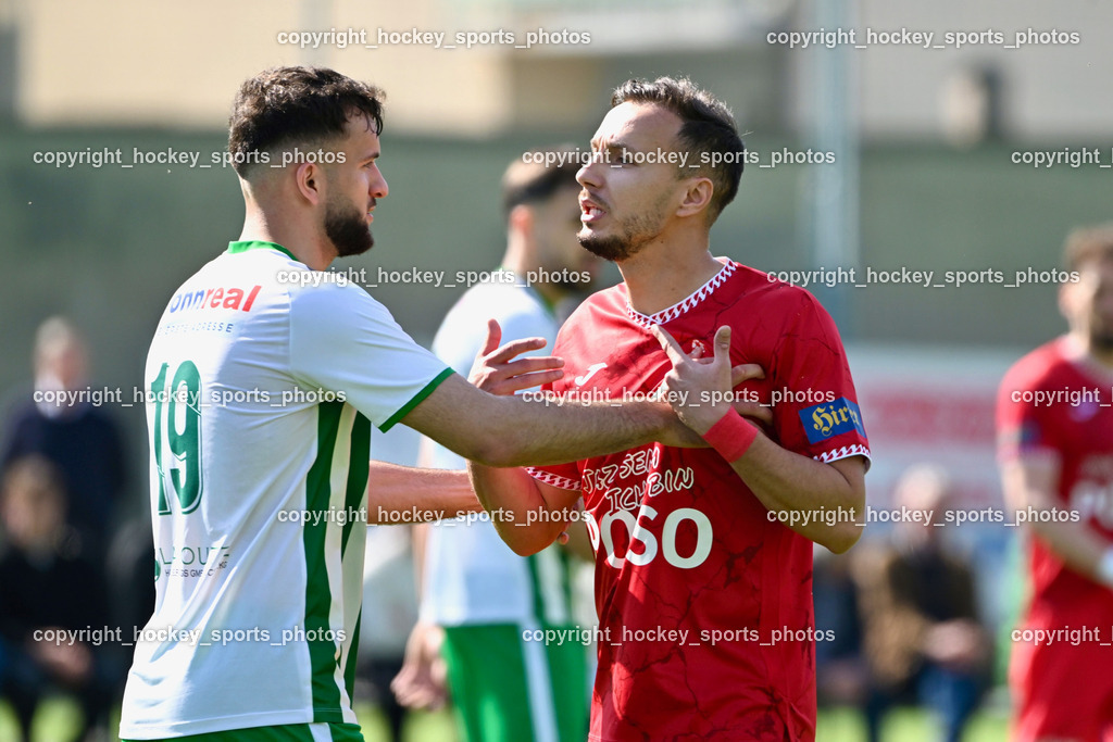 SV Donau Klagenfurt vs. SAK | #19 Sufjan Sulemani SV Donau,  #9 Sinan Samardzic SAK, SV Donau Klagenfurt vs. SAK, SV Donau Klagenfurt vs. SAK am 11.04.2026 in Klagenfurt (Sportplat Donau ), Austria, (Photo by Bernd Stefan)