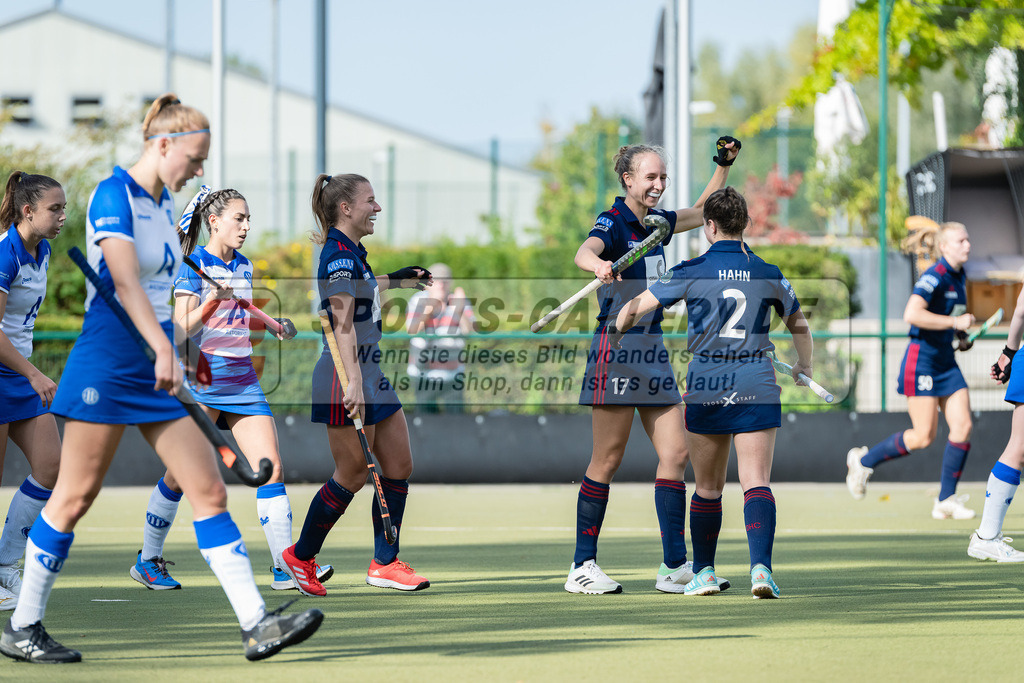 HK_20231007_105137 | 1.Bundesliga Damen Düsseldorfer HC - Großflottbeker THGC am 7.10.2023 DHC, Düsseldorf , Mabel Brands ( Düsseldorfer HC #7 ) , Lisa Nolte ( Düsseldorfer HC #17 ) ,Marie Hahn ( Düsseldorfer HC #2 )